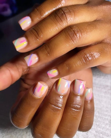 Gel Overlay Nails Short, Overlay Nails Natural, Overlay Nails Short, Instagram Overlay, Gel Overlay Nails, Gel Nails French, Overlay Nails, Simple Fall Nails, Purple Acrylic Nails