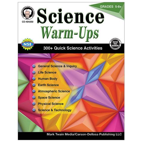 Science Inquiry, Space Technology, General Science, Science Vocabulary, Science Space, Carson Dellosa, Eighth Grade, Middle School Science, Behavior Management