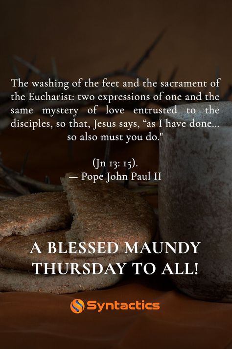 Let us commemorate the day that Jesus Christ held the Last Supper with his apostles in Jerusalem. It was the last meal of Passover when he also washed the feet of his disciples. A blessed Maundy Thursday to everyone! #maundythursday #holyweek2022 #holyweek #lentenseason #lent Last Supper Quotes, Maundy Thursday Meaning, Maundy Thursday Quotes, Maundy Thursday Images, Wednesday Morning Greetings, Thursday Images, Holy Thursday, Maundy Thursday, Lenten Season