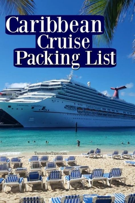 Packing list for Caribbean Cruise! Everything from clothes to tech to must not forget items! This ultimate Caribbean Cruise Packing List was created after taking multiple cruises. 5 Day Cruise Packing List Caribbean, Caribbean Cruise Packing List, Cruise List, Caribbean Family Vacation, Cruise Packing List Caribbean, Caribbean Cruise Packing, Cruise Caribbean, Cruise Wardrobe, Western Caribbean Cruise