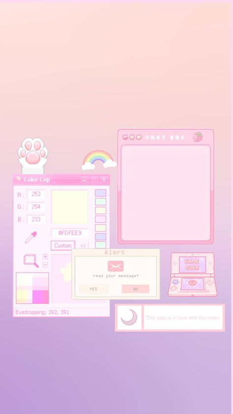 Pink aesthetic iPhone Wallpaper #aesthetic #pink #iphone #wallpaper #gamer #girl #kawaii #cat #paws #computer Kawaii Computer Aesthetic, Pink Gaming Aesthetic Wallpaper, Pink Gamer Aesthetic Wallpaper, Cute Computer Aesthetic, Girly Coding Aesthetic, Kawaii Gaming Wallpaper, Pink Technology Aesthetic, Pink Gamer Wallpaper, Pink Internet Aesthetic