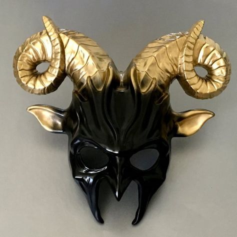 Mask Ball Party, Mascara Hannya, Black And Gold Masquerade Mask, Red Masquerade Mask, Cat Masquerade Mask, Evil Mask, Goat Mask, Masquerade Mask Black, Masquerade Mask Women