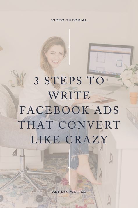 How to Write Facebook Ads That Convert Like Crazy | Ashlyn Writes | Are you ready to invest in paid advertising with Instagram and Facebook ads? On the blog, I’m walking you through the 3 steps to writing Facebook ad copy that converts: from the hook to the call-to-action, you’ll see how to build around 4-5 different versions of an ad to test … JUST with the ad copy.  #facebookmarketing #paidadvertising #instagramads Facebook Ads Design Ideas, Ashlyn Writes, Instagram Ads Ideas, Help Wanted Ads, Lunar Art, Social Media Ads Design, Instagram Ads Design, Social Media Cover Design, Social Media Templates Design