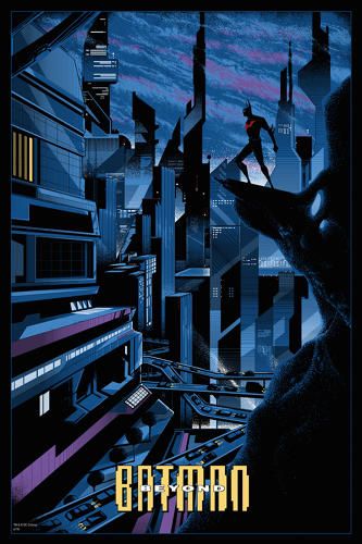 Batman Beyond Terry, Kilian Eng, Batman Show, Batman Painting, Bob Kane, Batman Poster, Screen Print Poster, Bruce Timm, Batman The Animated Series