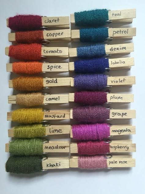 Stylecraft Yarn Color Combinations, Color Combinations Yarn, Stylecraft Special Dk Combinations, Yarn Colour Combinations, Stylecraft Special Dk, Yarn Color Combinations, Temperature Blanket, Yarn Organization, Yarn Inspiration