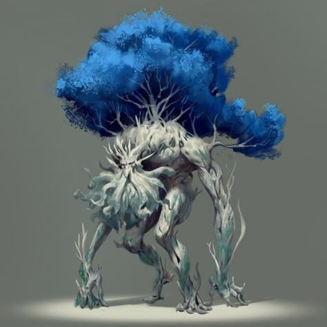 Forest Guardian, Dnd Concept, Plant Monster, Beast Creature, Creature Artwork, Dnd Monsters, Forest Spirit, Monster Concept Art, Dungeons And Dragons Characters