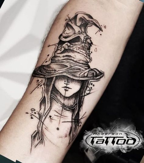 Bellatrix Lestrange Tattoo, Slytherin Tattoo, Harry Potter Tattoo Sleeve, Pop Culture Tattoos, Tattoo Ideas Males, Sketchy Tattoo, Face Tattoos For Women, Culture Tattoos, Nerdy Tattoos