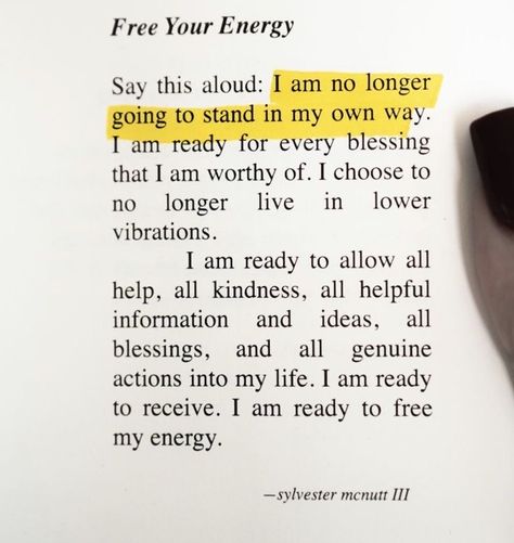 Energy Healing Spirituality, Free Yourself, Self Healing Quotes, Writing Therapy, Daily Positive Affirmations, Positive Self Affirmations, Manifestation Affirmations, Self Quotes, New Energy