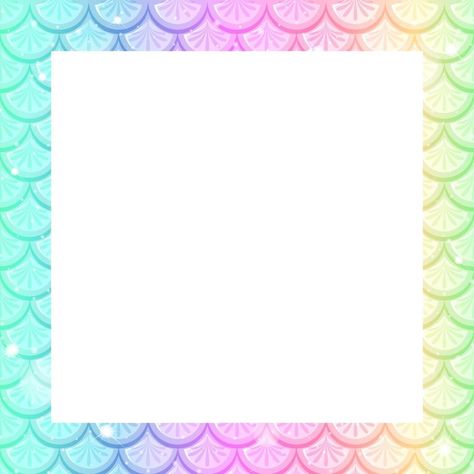 Blank pastel rainbow fish scales frame template Pastel Background Wallpapers, Certificate Background, Birthday Party Background, Happy New Year Banner, School Frame, Blank Sign, Family Photo Frames, Happy Children's Day, Cute Frames