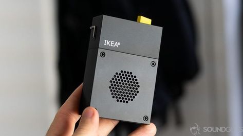 Designed and Engineered by Teenage Engineering in collaboration with Ikea Radio Speaker Aesthetic, Minimal Product Design, Electronic Product Design, Cool Devices, Radio Design, Mechanical Engineering Design, Teenage Engineering, Portable Radio, Electronics Projects Diy