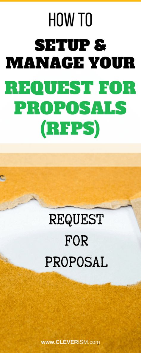 How To Setup And Manage Your Request For Proposals (RFPs) How To Present A Business Proposal, Commercial Cleaning Proposal, Business Proposal For Investors, Consulting Proposal Template, Writing A Business Proposal, Marketing Proposal, Request For Proposal, Job Interview Advice, Free Business Card Templates