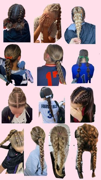 Check out ChloeB_Aesthetic_'s Shuffles Soccer hairstyles #soccer #soccergirl #socceraesthetic #soccerhair #hair #hairstyles #love Cute Soccer Game Hairstyles, Hair Styles For Soccer, Soccer Game Hairstyles, Soccer Hairstyles For Short Hair, Cute Soccer Hairstyles, Hairstyles For Soccer, Girls Soccer Bedroom, Hairstyles Soccer, Cheer Hairstyles