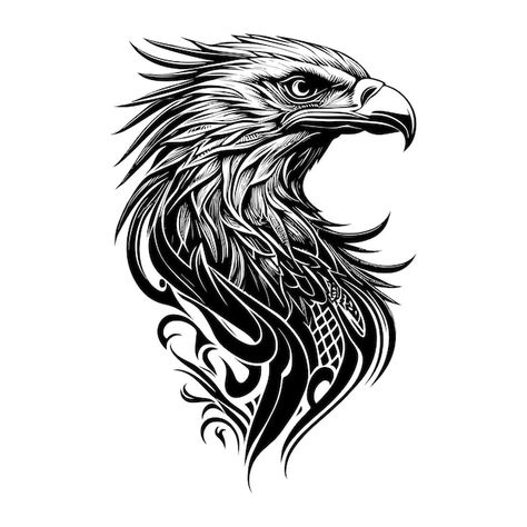 Wedge Tailed Eagle Tattoo Design, Eagal Tattoos For Men, All Tattoos Design, Realistic Eagle Tattoo Design, Eagle Head Tattoo Design, Tattoo Design Strength, Eagle Tattoo On Back, Eagle Tattoo Stencil, Egal Tattoo