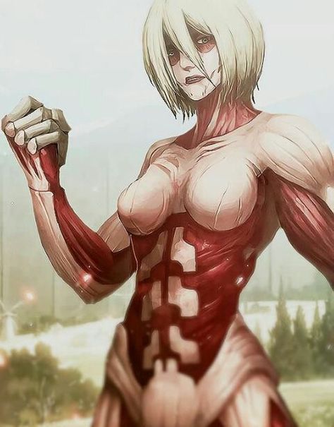 Aot Titans, Barbarian Woman, Moda Steampunk, Titan Shifter, Female Titan, Annie Leonhardt, Annie Leonhart, Aot Characters, Attack On Titan Eren