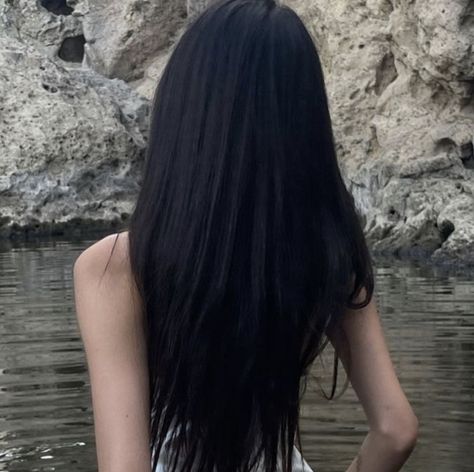 Hair Aesthetic, Discord Server, Black Hair, Water, Hair, Black