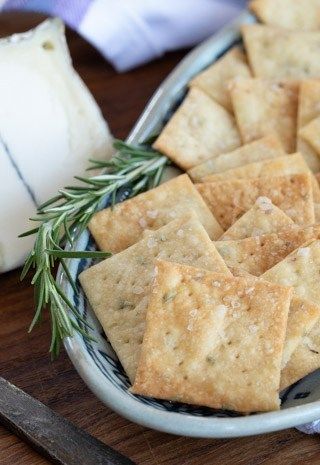 Rosemary Olive Oil Sourdough Crackers | Butter & Air Rosemary Crackers, Cracker Flavors, Olive Oil Crackers, Rosemary Sea Salt, Sourdough Crackers, Starter Discard Recipes, Rosemary Olive Oil, Salt Crackers, Everything Sourdough