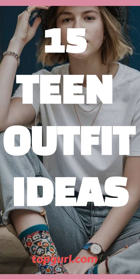 15 Teen Outfit Ideas That’ll Make You the Talk of the Hallways Teen Girl Outfits Winter, Pre Teen Fashion, Teen Outfit Ideas, New Look Clothes, Gender Neutral Fashion, Party Outfit Ideas, Simple Makeup Looks, Cool Vibes, Smart Dressing