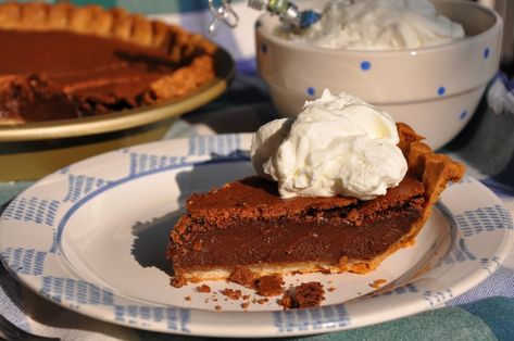 Chocolate Espresso Chess Pie from Ken Haedrich, Dean of ThePieAcademy.com Chocolate Chess Pie Recipe Easy, Chocolate Chess Pie Recipe, Chess Pie Recipe, Chocolate Chess Pie, Chess Pie, Homemade Pie Crusts, Chocolate Espresso, Sweet Pie, Chocolate Pies