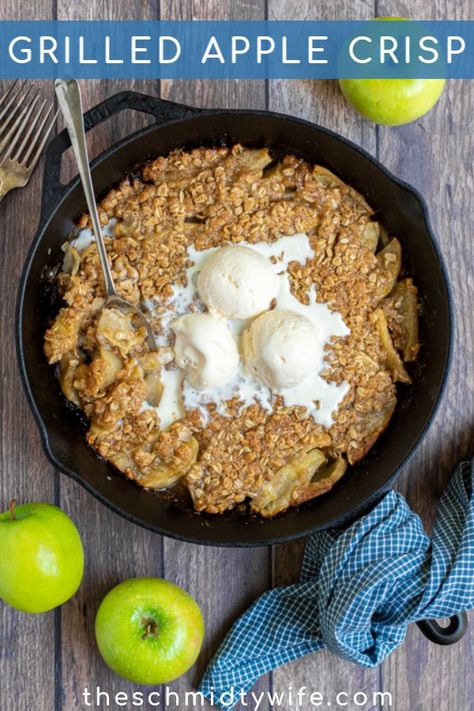 Wife Recipes, Butter Bourbon, Apple Crisp Recipe, Baking Items, Healthy Grilling, Apple Crisp Recipes, Apple Filling, Desserts For A Crowd, Crisp Recipe