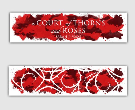 Bookish Printables, Watercolour Bookmarks, Photo Bookmarks, Roses Book, Bookmarks For Books, Creative Bookmarks, A Court Of Wings And Ruin, Bookmark Craft, Acotar Series