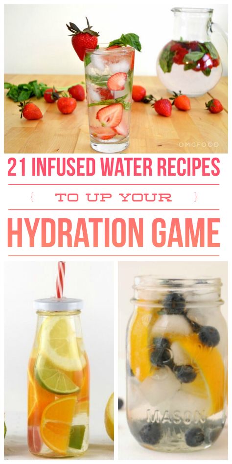 Water Combinations, Fruit Infused Water Recipes, Flavored Water Recipes, Lemon Diet, Plain Water, Infused Water Recipes, Fruit Infused Water, Detox Water Recipes, Fat Foods