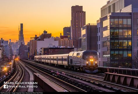 Metro North Railroad, New York Central, New York New York, Park Avenue, Sunrise Sunset, Manhattan, York City, New York City, New York