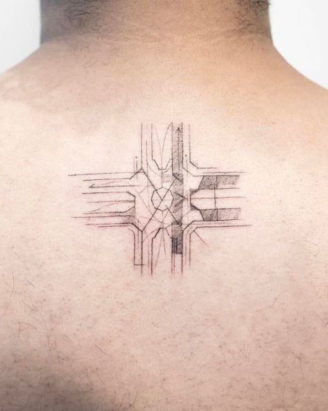 Frank Lloyd Wright-Inspired Tattoos | Frank Lloyd Wright Foundation Architect Tattoo, Frank Lloyd Wright Stained Glass, Cool Piercings, Frank Lloyd, Frank Lloyd Wright, Lloyd Wright, Watercolor Inspiration, Geometric Tattoo, Cool Tattoos