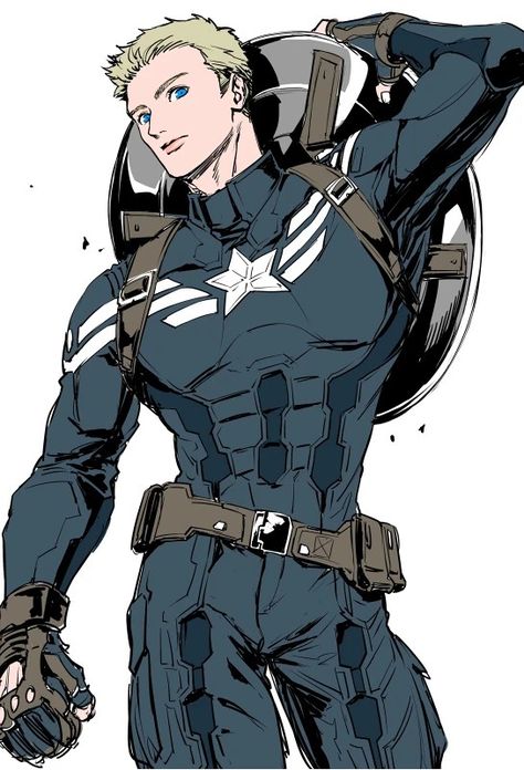 Anime Captain America, Captain America Winter Soldier Suit, Captain America Fanart, Captain America Suit, Captain America Logo, Captain America Art, Captain America Winter Soldier, Iron Man Tony Stark, Marvel Superhero Posters