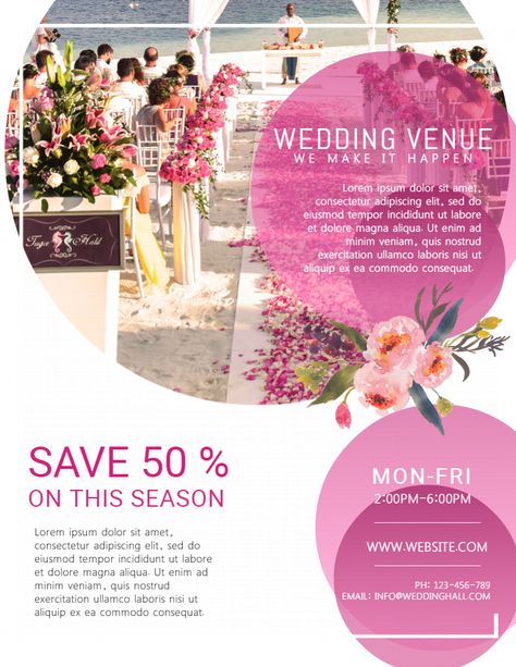 Wedding planner venue service flyer design. Event Planning Flyer, Template Undangan, Event Planning Forms, Event Planning Brochure, Free Flyer Design, Event Planning Branding, Event Planning Organization, Event Planning Printables, Event Planning Career