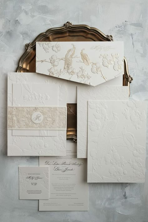 Embossed Wedding Envelopes, Extravagant Invitations, Wedding Envelope Design, Wedding Calligraphy Invitations, Sophisticated Wedding Invitations, Embossed Wedding Invitations, Wedding Invitation Envelope, Unique Wedding Cards, Orchid Wedding