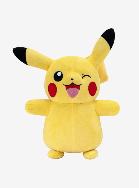 Get ready to add another entry to your Pokédex with help from Pikachu! After a successful gym battle  cuddle up with your favorite Electric-type Pokémon as this adorable plush!12''PolyesterImported Right Arrow Icon, Pokemon Tv, Pikachu Plush, Nintendo Pokemon, Location Icon, Anime Toys, Type Pokemon, Hot Topic, Toy Collection