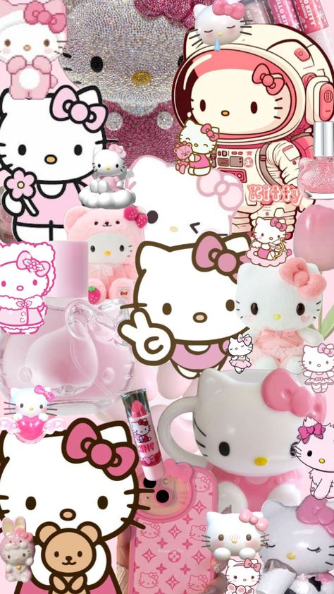 Hello kitty core xx #hellokitty #hellokittyandfriends #hellokittyaesthetic #pink #pinkaesthetic #pinkcore #hellokittycore #kawaiiaesthetic #kawaii Hello Kitty Wallpaper Collage, Hellokittycore Wallpaper, Hello Kitty Collage, Hello Kitty Core, Hello Kitty Wallpapers, Sanrio Core, Hello Kitty Halloween Wallpaper, Pink Hello Kitty Wallpaper Iphone, Sanrio Things