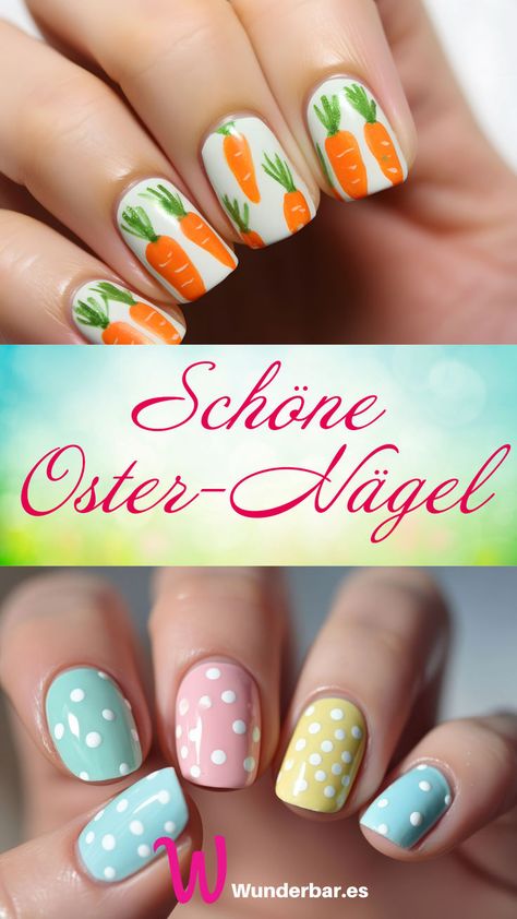 Schöne Nägel für den Frühling und Ostern einfach selber machen . Oster Maniküre Galaxy Nail Art, Galaxy Nails, Nails Ideas, Nail Inspo, Nail Designs, Nail Art, Nails, Pins, Art