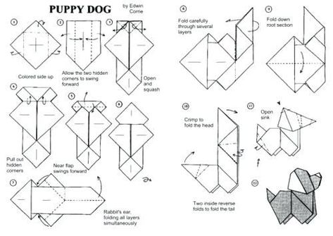 Origami Intermediate Instructions Origami Dog Instructions Advanced Best Origami...,  #Advanced #Dog #instructions #Intermediate #origami #Origamidog Check more at https://www.origami.carozzioliva.com/origami-intermediate-instructions-origami-dog-instructions-advanced-best-origami/ Origami Intermediate, Origami Advanced, Origami Butterfly Instructions, Origami Instructions For Kids, Origami Guide, Origami Insects, Best Origami, Origami Turtle, Origami Dog