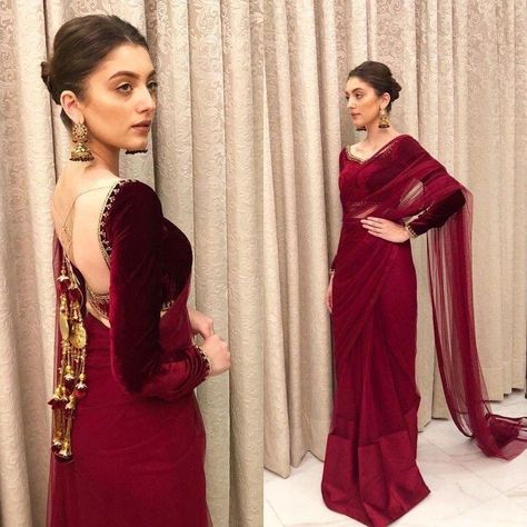 Elegant Sarees shared a post on Instagram: “Get This #maroon #velvet Saree ... Post Details :- PC-59 *Maroon Soft Net Saree* Blouse : Pure…” • Follow their account to see 675 posts. Maroon Velvet Saree, Neha Rajpoot, Net Saree Blouse Designs, Net Saree Blouse, Velvet Blouse Design, Velvet Saree, Fashionable Saree Blouse Designs, Desi Wear, Velvet Blouse