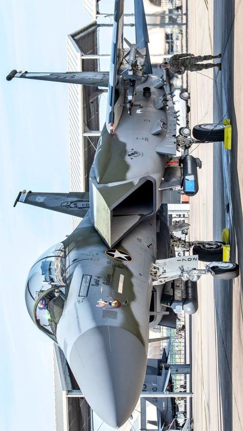 Hearty! An F-15E Strike Eagle from the 4th Fighter Wing sporting the heritage paint scheme of the 4th Fighter Group of #WWII fame (Circa May 2023). #avgeeks #aviation #aviationdaily #aviationlovers #USAF F 15e Strike Eagle, F15 Strike Eagle, Plane Reference, F 15 Eagle, F15 Eagle, Heritage Paint, Barrel Roll, Us Military Aircraft, Stealth Aircraft