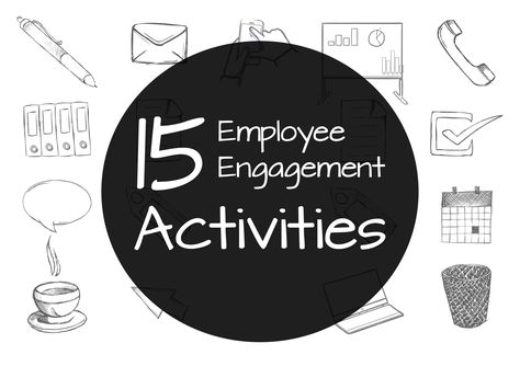 Whether you’re simply browsing for new ideas or finalizing your yearly HR strategy, here are 15 employee engagement activities that you should try! Fun Office Activities, Motivation Activities, Employee Engagement Activities, Staff Engagement, Engagement Games, Employee Morale, Staff Motivation, Engagement Events, Engagement Strategies