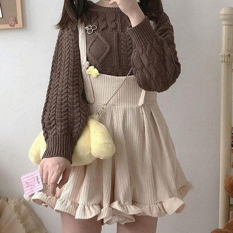 Popular Corduroy Ruffles Kawaii Leisure Rompers SP15788 – SpreePicky Overalls Casual, Kawaii Harajuku, Kawaii Fashion Outfits, Mori Girl, Kawaii Clothes, Kawaii Fashion, Rompers Women, Aesthetic Fashion, Cute Fashion