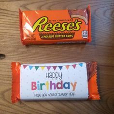 Candy Bar Bingo Ideas, Happy Birthday Candy Bar Wrappers Free, Candy Wrappers Template Printables, Candy Bar Wrappers Free Printables, Rs Gifts, Free Printable Candy Bar Wrappers, Free Candy Wrapper, Diy Candy Bar Wrappers, Candy Awards