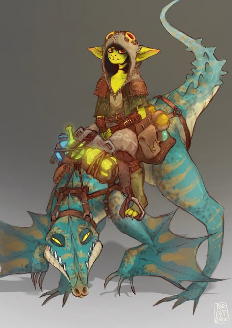 ArtStation - Potion delivery !, Antoine Gerday Goblin 5e Character, Goblin Girl Art, Goblin Character Art, Goblin Druid, Mushroom Goblin, Forest Goblin, Goblin Character, Goblin Art, Dungeons And Dragons Characters