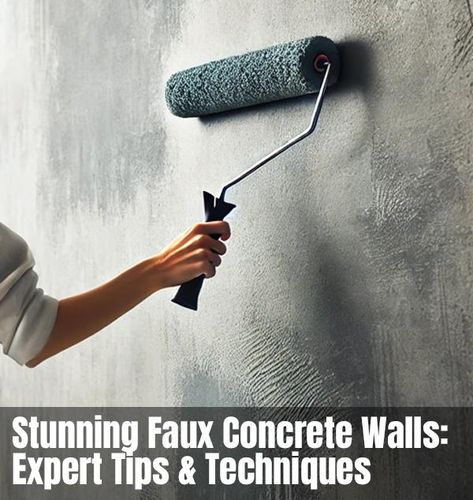 Transform Your Space: Master the Art of Faux Concrete Walls. Expert Tips, Techniques & Budget-Friendly DIY Guide for Stunning Industrial Chic. Concrete Paint Ideas Wall, Grey Sponge Painted Wall, How To Make Walls Look Like Concrete, Accent Wall Paint Techniques, Paint To Look Like Concrete, Faux Concrete Wall Paint, Concrete Wall Paint Ideas, Concrete Paint Ideas, Fake Concrete Wall