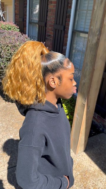 PONY GOAT 🔥 on Instagram: "she’s pretty, skin pretty, hair pretty …. blunt cut by me 😍😍😍🥹 book it !! #thabratslay #ponygoat 🫶🏽 #memphishairstylist #neatponytails #bubbleponytail #midpony #braidedpony #topknot #braids #highponytail #ponywithbangs #quickweaves #halfuphalfdownhairstyle #sleekponytails #swoopponytails #sleekbun #babyhairs #beautiful #pretty #prettygirls #901ponytails #explorepage #explore #viral #swoopony #naturalhair #901hairstylist #cute" High Puffy Ponytail, Pom Pom Ponytail Black Women, Pom Pom Ponytail, Puffy Ponytail, Natural Hair Ponytail, Barbie Ponytail, Sleek Ponytail Hairstyles, Bubble Ponytail, Sleek Bun