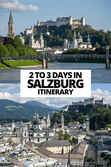 Looking for the perfect Salzburg itinerary? Check out this guide on how to spend 2 or 3 days in this beautiful Austrian city! Christmas Markets Germany, Europe Holidays, Switzerland Travel, Central Europe, Salzburg, Christmas Market, Eastern Europe, Special Places, Dream Destinations