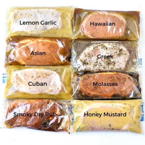 Healthy Pork Marinades (Gluten Free) • Tastythin Marinades For Pork Loin, Boneless Pork Chop Marinade For Grill, Pork Loin Marinade Recipes Ovens, Pork Chop Marinade For Oven, Quick Pork Chop Marinade, Pork Chop Marinade For Grill, Pork Marinades, Marinade For Pork Chops, Pork Steak Marinade