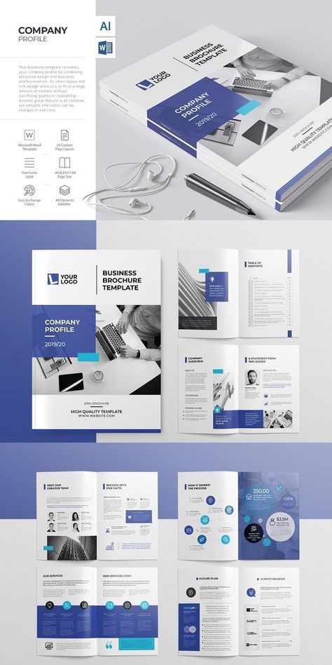 Pin by Catix on Дизайн in 2022 | Corporate brochure design, Company profile design, Brochure design layout Booklet Design Layout, Company Brochure Design, Brochure Design Layouts, Profile Template, Brochure Design Creative, Brochure Design Layout, Template Brochure, Rich Design, Corporate Brochure Design