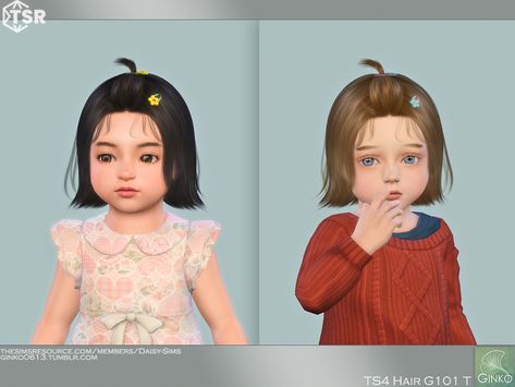 Cute Updo Hair, Sims 3 Toddler Hair, Toddler Hair Sims 4, Toddler Cc Sims 4, Sims 2 Cc, Sims Baby, Pelo Sims, Free Sims 4, Sims 4 Children