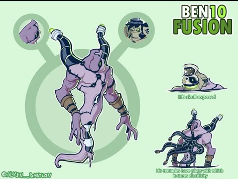 Ben 10 Kevin, Ben 10 Ultimate Alien, Pokemon Fusion Art, Generator Rex, Ben 10 Comics, Ben 10 Omniverse, Alien Concept Art, Dark Art Illustrations, Boku No Hero Academia Funny