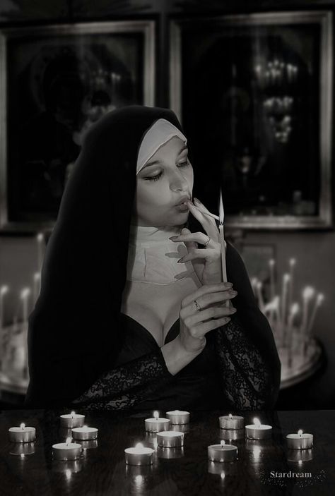 Boyfriend Birthday Quotes, Dark Evil, Saint Teresa, Sister Photos, Anatomy Poses, Vintage Goth, Halloween Photos, Photo Wall Collage, Catholic Art