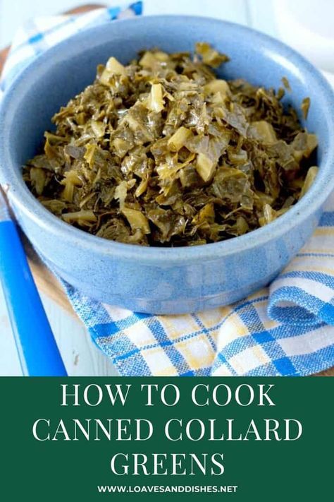 Canned Collard Greens Recipe Southern, Canned Mixed Greens Recipe, Glory Canned Collard Greens Recipe, Canned Mustard Greens Recipe, Canned Greens Recipe Soul Food, Canned Collard Greens Recipe Easy, Using Canned Vegetables, Can Collard Greens Recipe, Glory Collard Greens Recipe