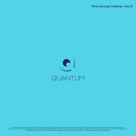 Quantum Logo by Jahangir Ahmed Quantum Logo, Logo Challenge, Simple Designs To Draw, Technology Logo, Logo Ideas, Graphic Design Logo, Design Inspo, Global Community, Creative Professional